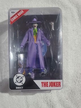 DC The Joker Action Figure - Purple Coat, Green Accents